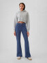 Фото #2 товара High Rise '70s Flare Cargo Jeans