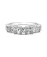 ფოტო #2 პროდუქტის Moissanite Square Anniversary Band 1-1/4 ct. t.w. Diamond Equivalent in 14k White Gold