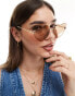 Фото #4 товара AIRE cosmic love heart sunglasses in tan