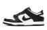 【定制球鞋】 Nike Dunk Low BIGNIU 酷酷鲨 高街 简约百搭 防滑耐磨 低帮 板鞋 GS 黑白 / Кроссовки Nike Dunk Low CW1590-100