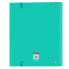 Ring binder Safta Turquesa Turquoise (27 x 32 x 3.5 cm)