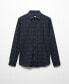 Фото #5 товара Men's Check Flannel Cotton Shirt