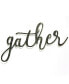 Фото #8 товара Stratton Home Decor Black "gather" Script Wall Decor