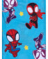 ფოტო #4 პროდუქტის Toddler Boys Spiderman and Friends 2PC Pajama Set