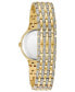 Фото #4 товара Часы Bulova Phantom Gold-Tone Crystal-Accent