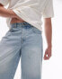 Topman jort denim shorts in light wash W28 - фото #4