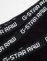 Фото #2 товара G-star raw 3 pack boxers in black