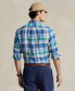 Фото #2 товара Men's Classic-Fit Linen Plaid Shirt