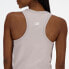 Фото #5 товара New Balance Women's Linear Heritage Rib Knit Racer Tank