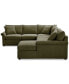 Фото #8 товара Wrenley 138" 5-Pc. Fabric Modular Sleeper Chaise Sectional Sofa, Created for Macy's