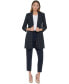 ფოტო #7 პროდუქტის Women's Windowpane One-Button Blazer