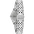 Bulova 96P226 Black Dial Silver Stainless Steel Diamond Accent Bracelet Ladie...