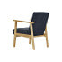 Фото #2 товара Кресло DKD Home Decor Синий полиэстер Светло-коричневый Сосна (63 x 68 x 81 cm)