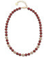 Фото #1 товара Charter Club gold-Tone Pavé Fireball & Imitation Pearl Collar Necklace, 17" + 2" extender, Created for Macy's