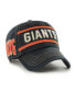 Фото #1 товара Men's Black San Francisco Giants Hard Count Clean Up Adjustable Hat