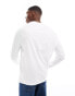 Фото #4 товара Polo Ralph Lauren icon logo long sleeve t-shirt in white