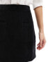 Nobody's Child Petite Tracey cord mini skirt with pocket detail in black Черный, 36 - фото #4