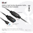 Club 3D USB 3.2 Gen1 Active Repeater Cable 15m/ 49.2 ft M/F 28AWG - 15 m - USB A - USB A - USB 3.2 Gen 1 (3.1 Gen 1) - Black