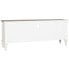 TV furniture Home ESPRIT White Natural Metal Fir 150 x 36 x 56 cm