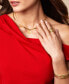 ფოტო #4 პროდუქტის Polished Fancy Bypass Bangle Bracelet in 14k Gold