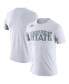 Фото #1 товара Men's White Michigan State Spartans Basketball Retro 2-Hit T-shirt