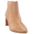 Фото #2 товара Matisse Crush Snake Pointed Toe Zippered Booties Womens Beige Casual Boots CRUSH