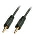 Фото #1 товара Lindy Audio Cable 3,5mm Stereo/3m - 3.5mm - Male - 3.5mm - Male - 3 m - Black
