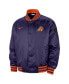 ფოტო #2 პროდუქტის Men's Purple Phoenix Suns 2023/24 City Edition Courtside Premier Full-Snap Bomber Jacket