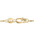 ფოტო #5 პროდუქტის Diamond Dangle Curved Bar 18" Pendant Necklace (5/8 ct. t.w.) in 14k Two-Tone Gold