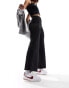 New Look wide leg legging in black