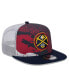 Фото #3 товара Men's Navy Denver Nuggets Court Sport Speckle 9FIFTY Snapback Hat