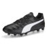 Фото #2 товара Puma King Pro 21 Firm Ground Soccer Cleats Mens Black Sneakers Athletic Shoes 10