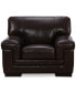 Фото #4 товара Myars 47" Leather Chair, Created for Macy's