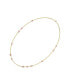 Фото #3 товара Round Cut, Pink, Gold-Tone Imber Strand Necklace