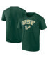 Фото #1 товара Men's Green South Florida Bulls Campus T-shirt
