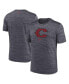ფოტო #1 პროდუქტის Men's Charcoal Cincinnati Reds City Connect Velocity Practice Performance T-shirt