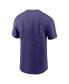 Фото #2 товара Men's Purple Baltimore Ravens Muscle T-shirt
