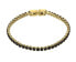 Фото #1 товара Tessa Black Bracelet MCB23056G gold-plated tennis bracelet