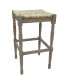 French Country 30" Turned Leg Seat Stool