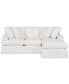 Фото #1 товара Brenalee 93" Fabric Sofa and Slipcover