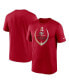 Фото #1 товара Men's Scarlet San Francisco 49ers Icon Legend Performance T-shirt