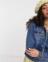 Noisy May denim jacket in blue Синий, S - фото #3