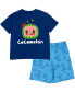 ფოტო #1 პროდუქტის JJ Graphic T-Shirt French Terry Shorts Outfit Set