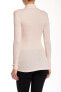 1.STATE 132630 Womens Blush Mist Long Sleeve Turtleneck Shirt Size XS