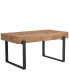 Фото #2 товара Modern Rectangular Dining Table with Metal Base