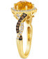 Кольцо Le Vian Twist Cinnamon Citrine & Diamond Brilliance. 7 - фото #3