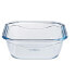 Герметичная коробочка для завтрака Pyrex Cook & Go 16,7 x 16,7 x 7 cm Синий 850 ml Cтекло (6 штук)