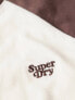 Фото #3 товара Superdry Cotton essential logo raglan t-shirt in dark brown/off white