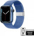 Фото #1 товара Аксессуар для умных часов Crong Плетеный ремешок Crong Wave Band для Apple Watch 38/40/41 мм синий