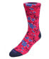 ფოტო #2 პროდუქტის Men's Floral Dress Sock